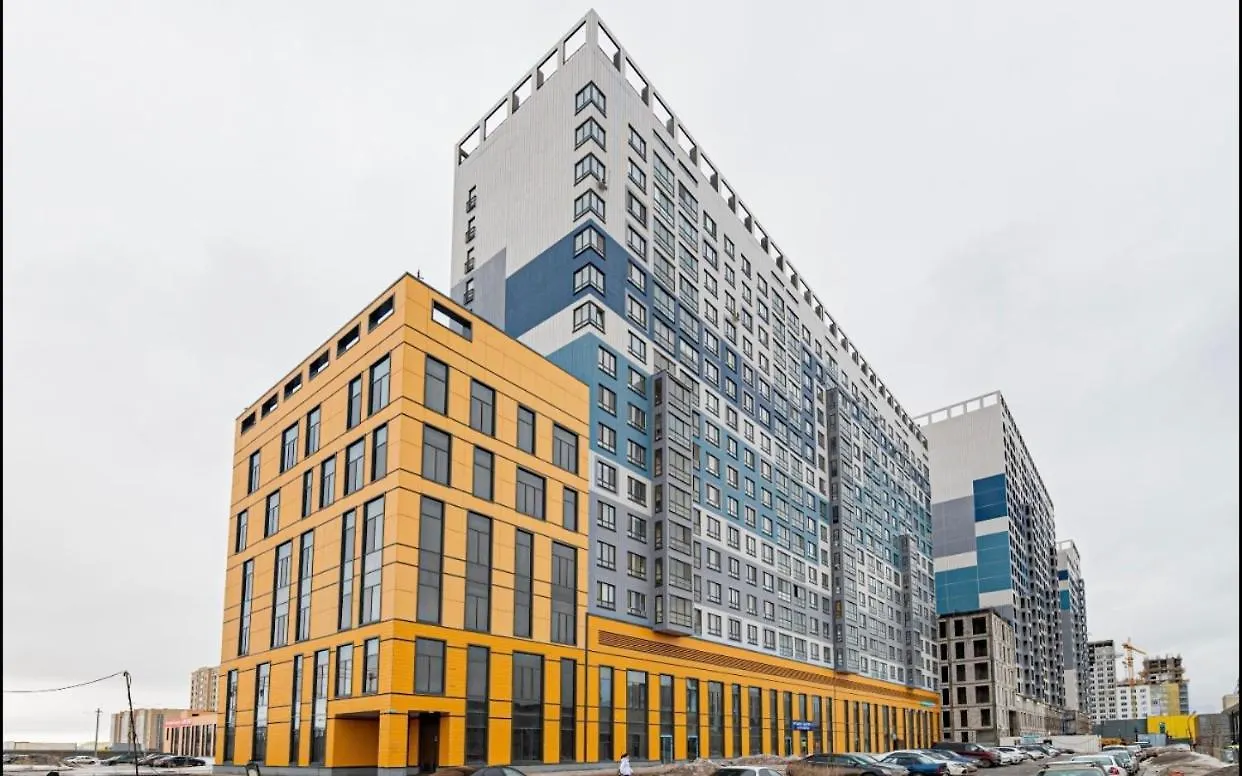 Lägenhet Уютная Евродвушка На Туране С Видом На Город И Двор Astana